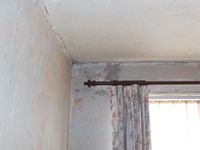 Crack above a window